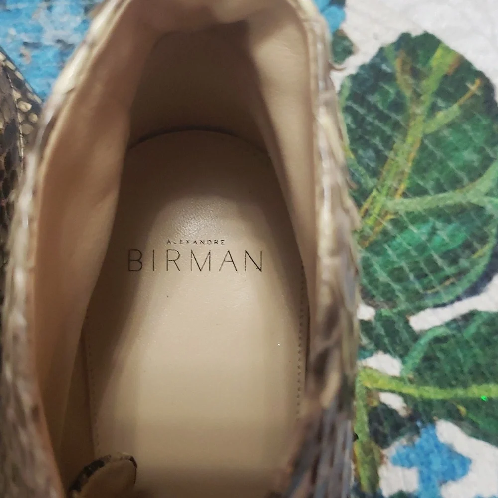 NWOT Alexandre Birman Python Lace up Oxfords